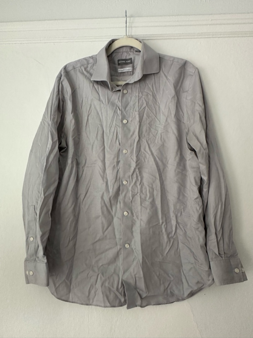 Michael Kors Slim Fit Airsoft Stretch Men’s Dress Shirt